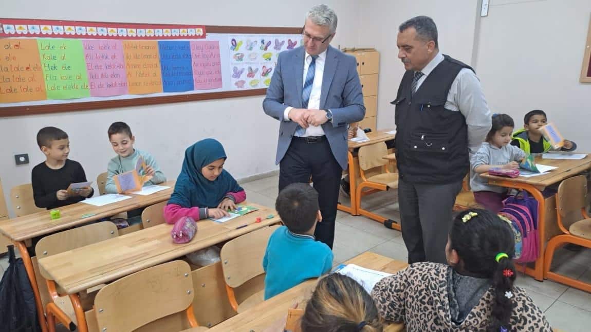İlçe Milli Eğitim Müdürü Sn.Yaşar CİĞER'den okulumuza ziyaret